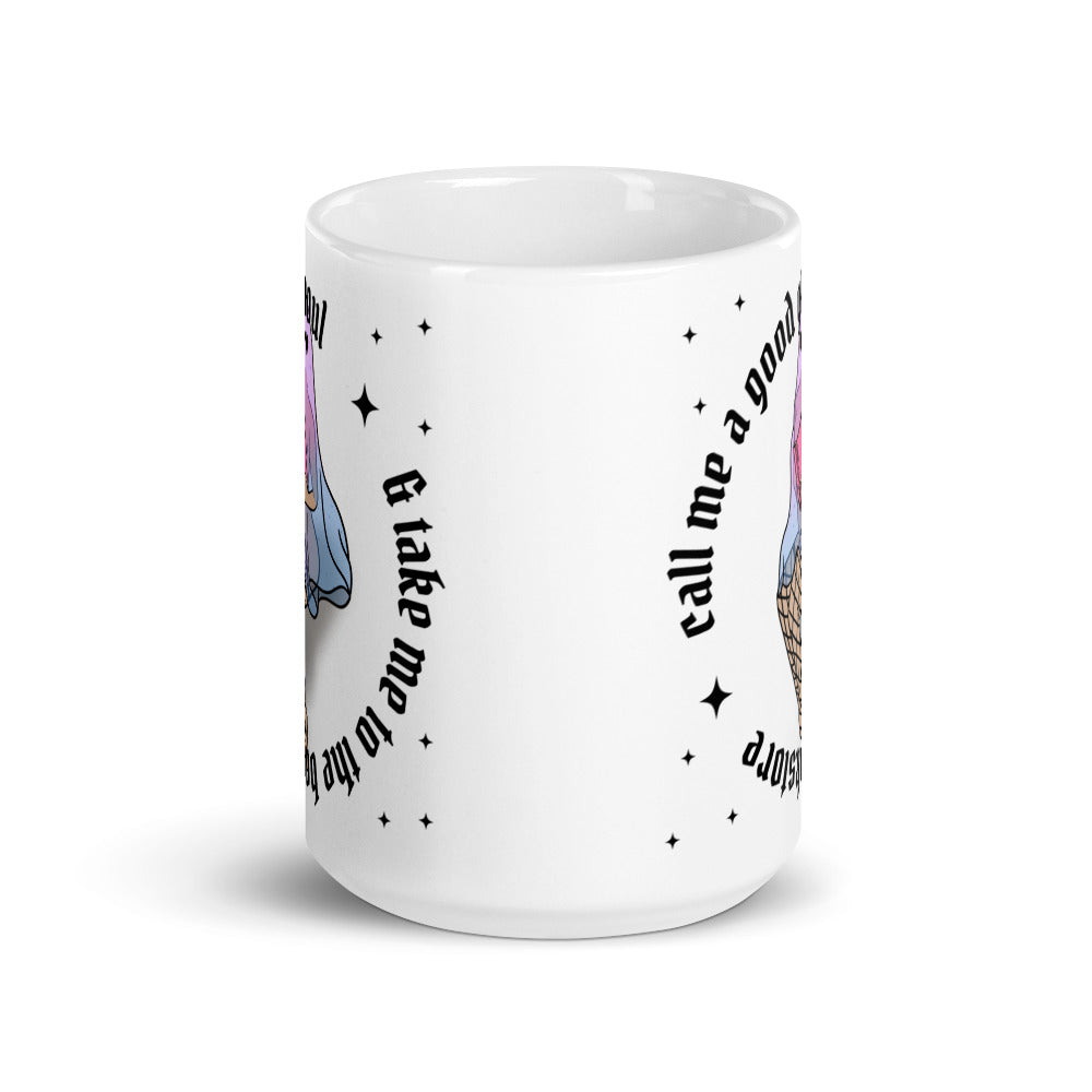 Booked to the Bone Mug