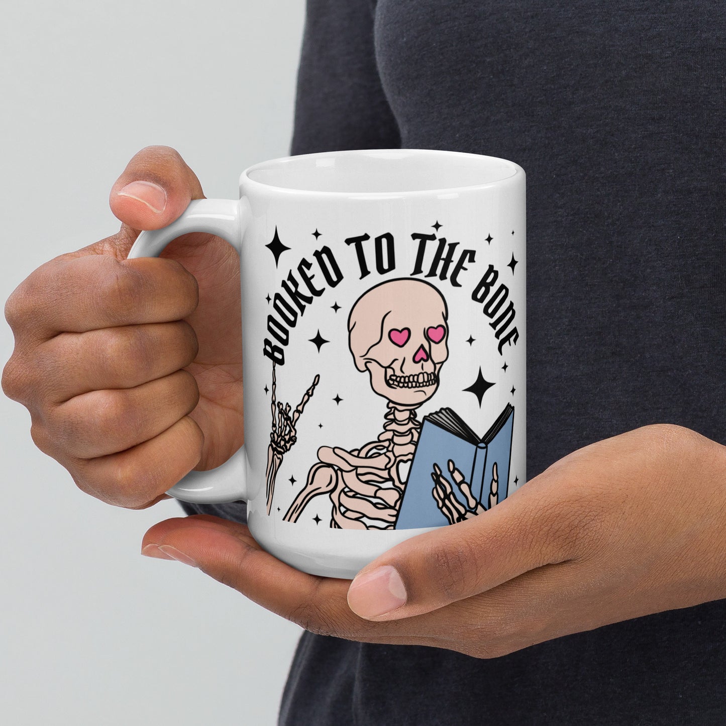 Booked to the Bone Mug