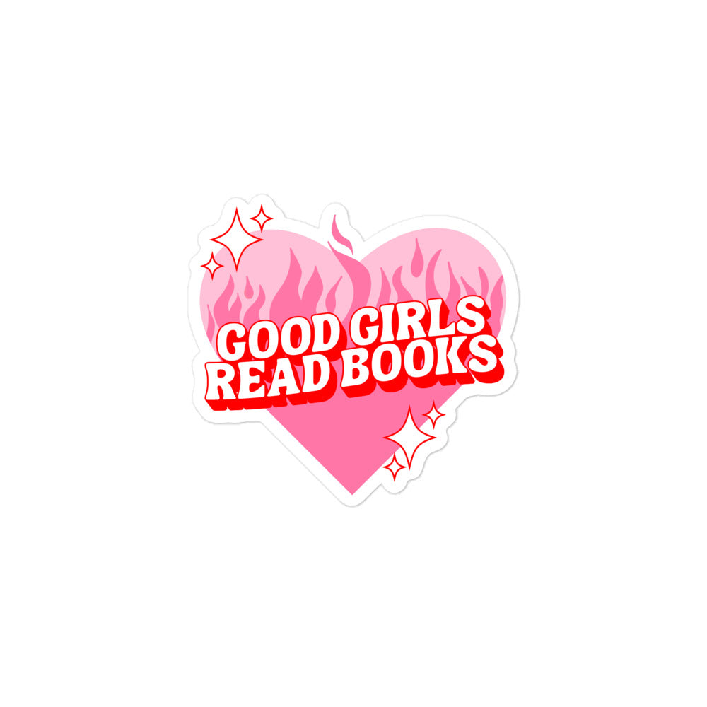 Good Girls Read Books Sticker