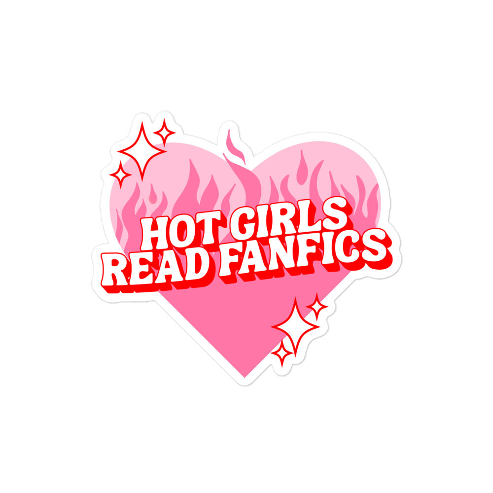 Hot Girls Read FanFics Sticker