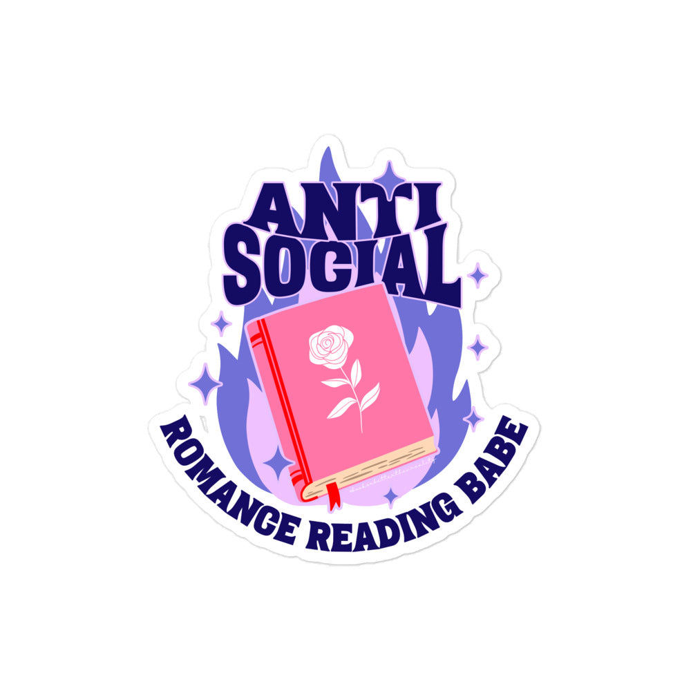 Anti Social Romance Babe Sticker