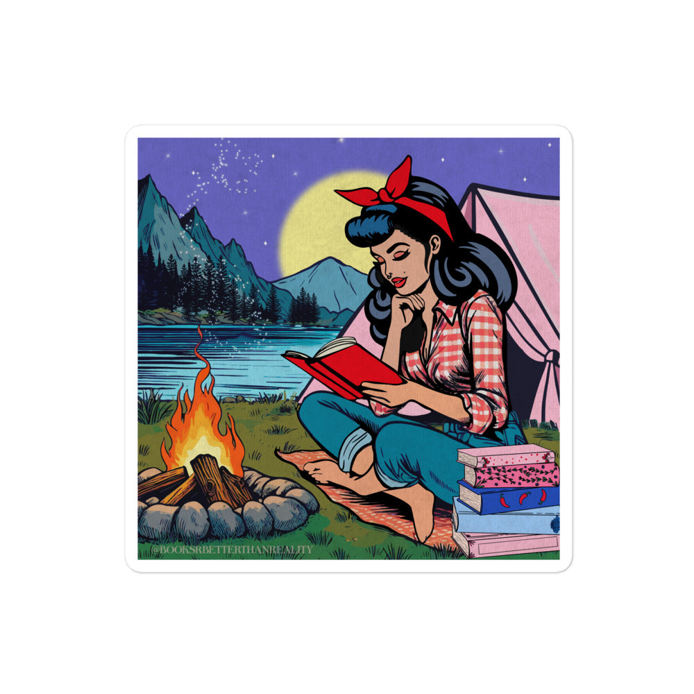 Lake Reads Kindle Sticker