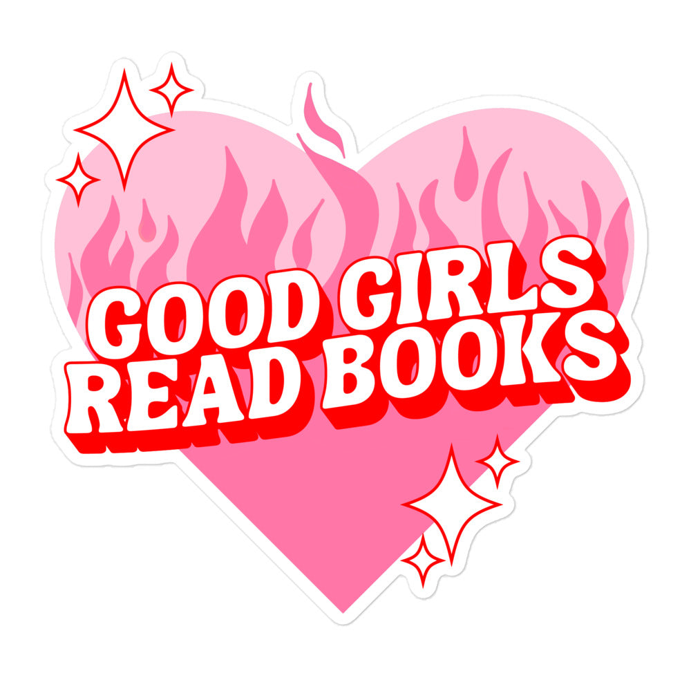 Good Girls Read Books Sticker