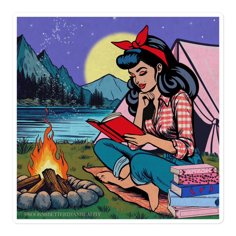 Lake Reads Kindle Sticker