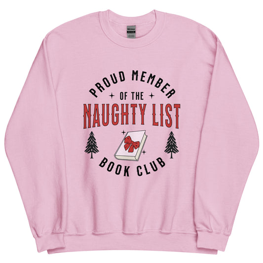 Naughty List Book Club Crewneck