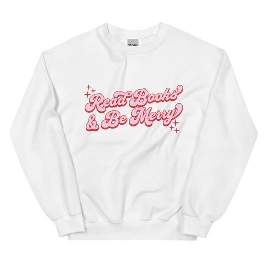 Read Books & Be Merry Crewneck