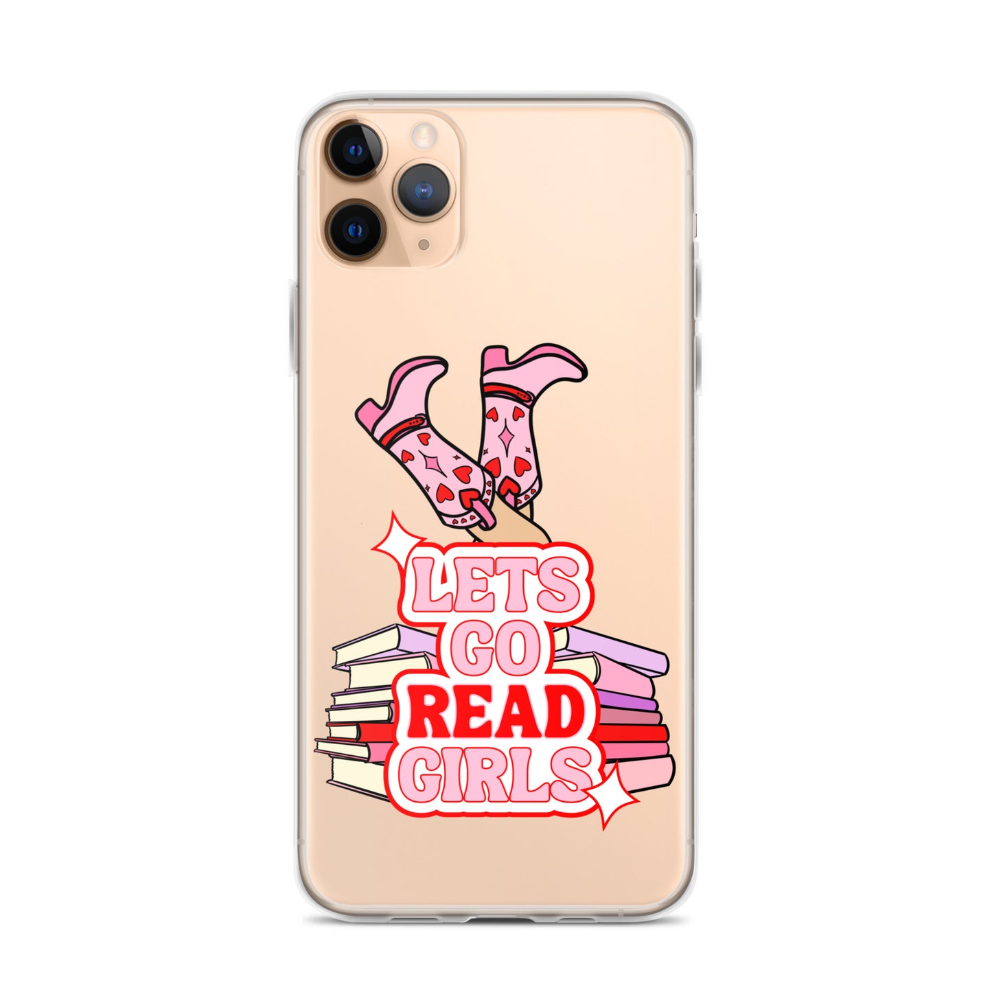 Let's Go (Read) Girls iPhone Case